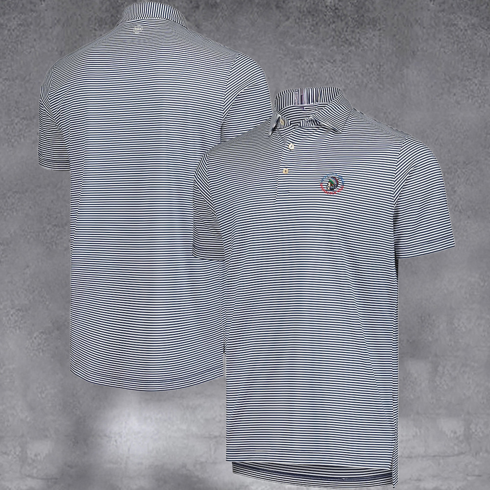 Men's 2026 U.S. Open Peter Millar Navy Hales Performance Polo Gifts For Golf Players