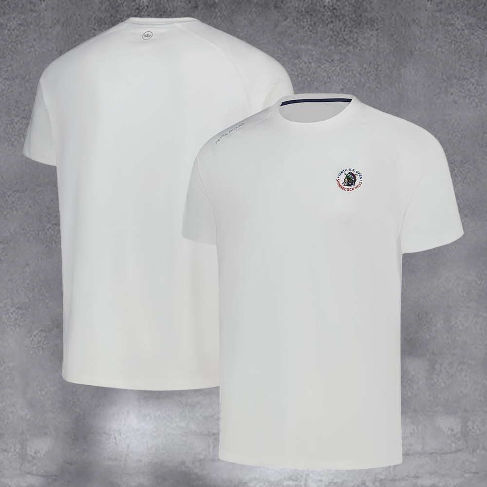 Men's 2026 U.S. Open White Tailored Fit Aurora Performance T shirt Best Gifts For Him