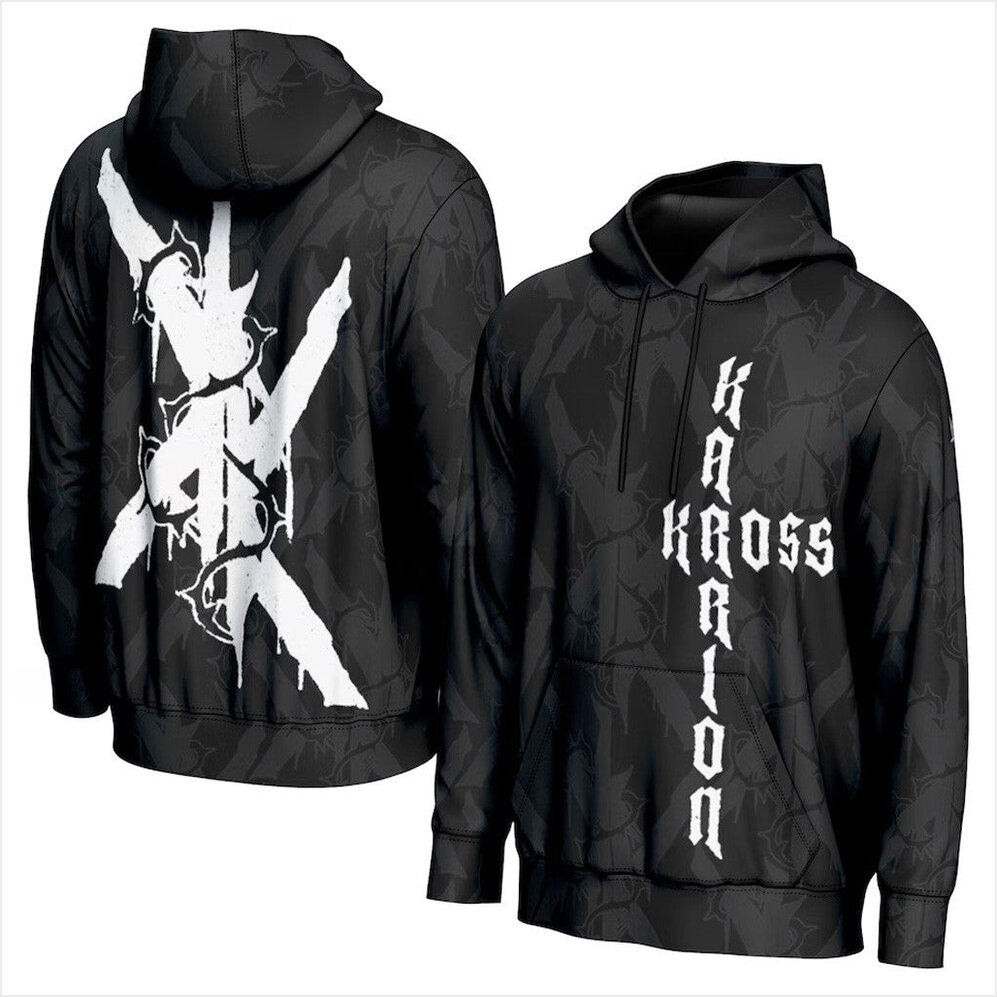 Men's ProSphere Black Karrion Kross Superstar Hoodie Karrion Kross Merch Gifts For Husband