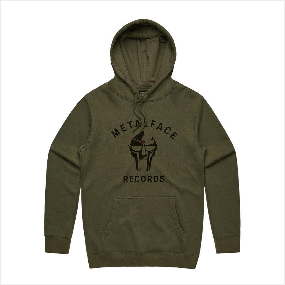 Metalface Records Hoodie MF Doom Merch Birthday Gifts For Friends Christmas Presents