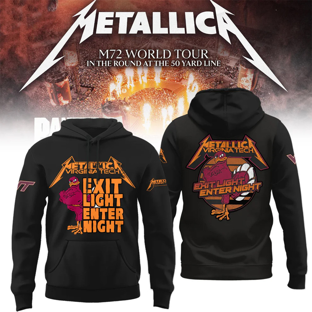 Metallica x Virginia Hoodie Football Fan Gift Ideas