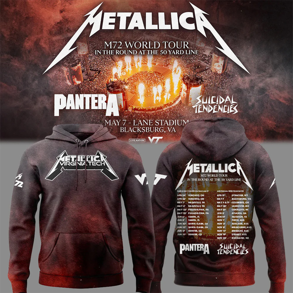 Metallica x Virginia Hoodie Gifts For Music Lovers