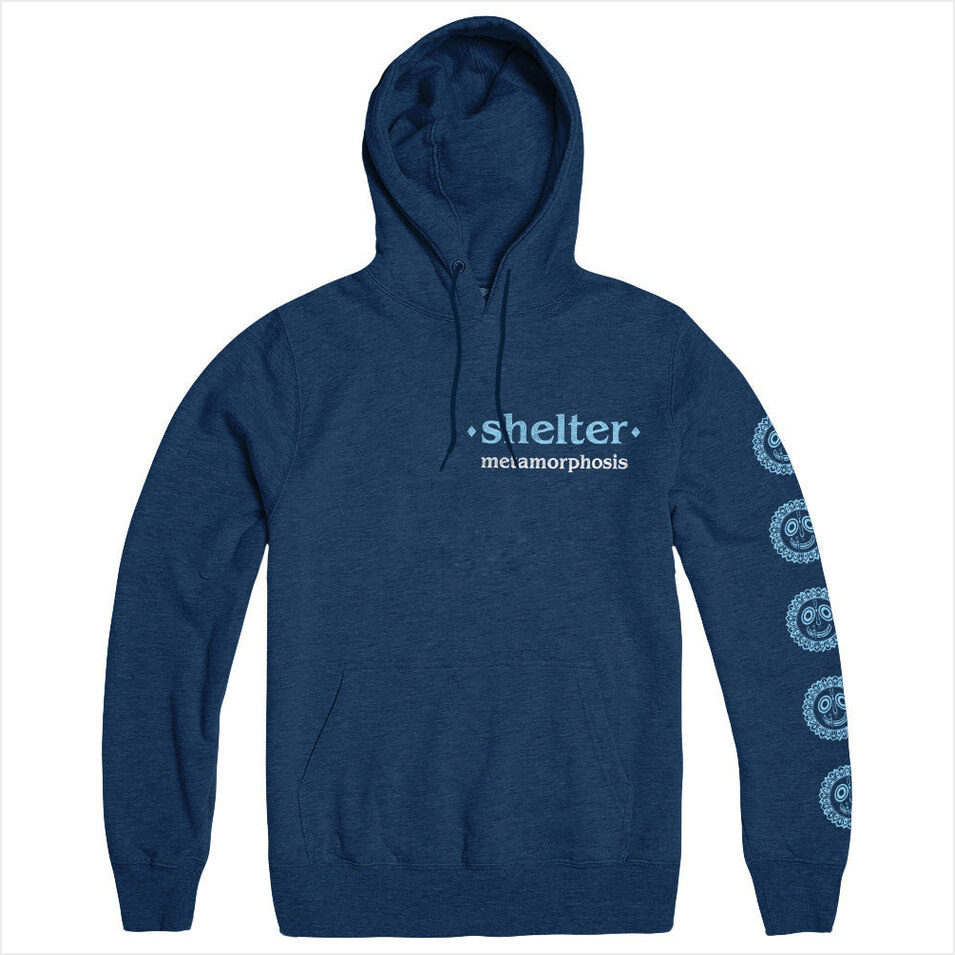 Metamorphosis - Navy Hoodie Shelter Merch Shelter Hoodie Dad Gifts For Father'S Day 2025