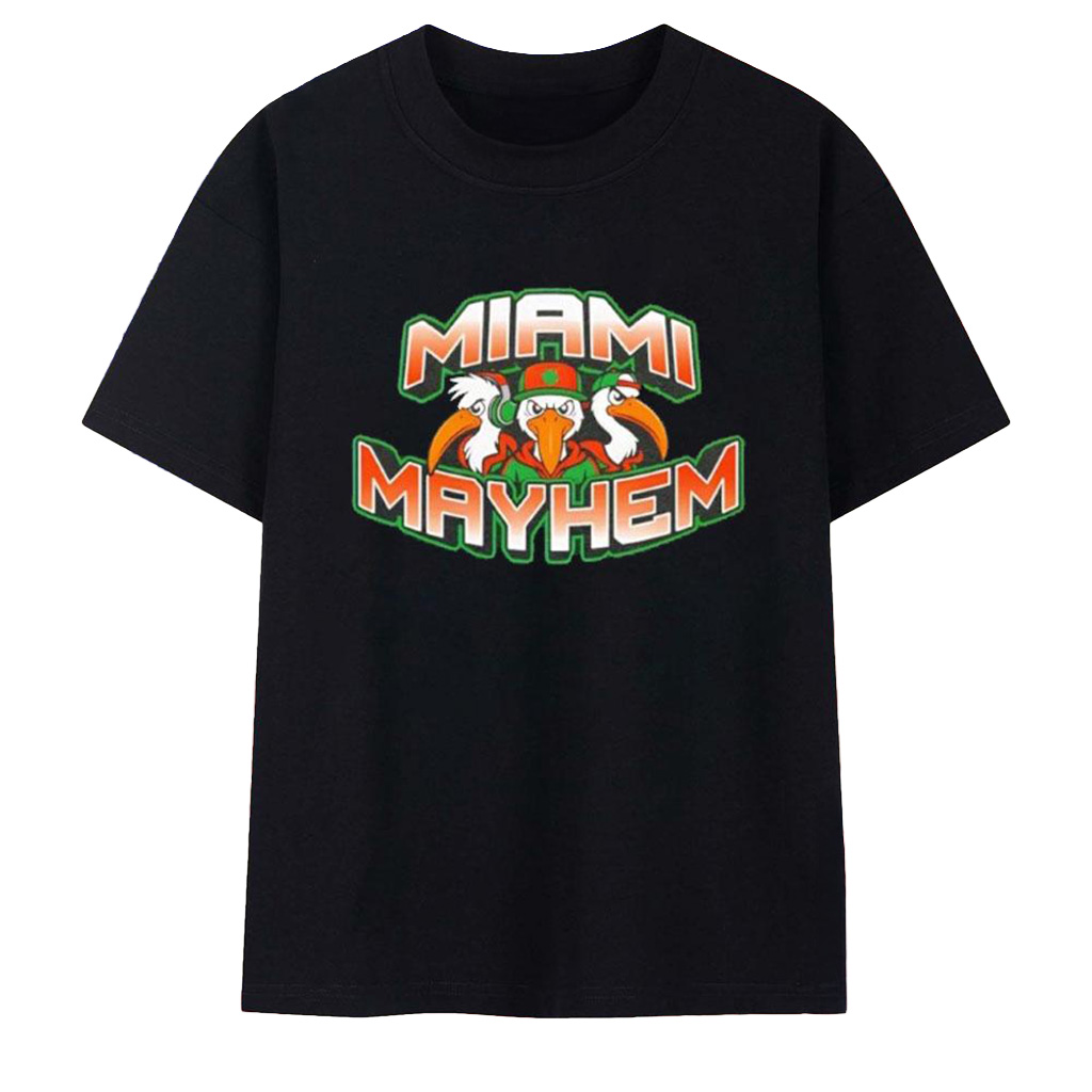 Miami Hurricanes Miami Mayhem T-Shirt Miami Hurricanes Merch Gifts For Football Lovers