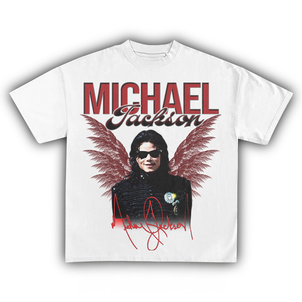 Michael Jackson White T-Shirt Michael Jackson Merch Music Gift Ideas For Guys
