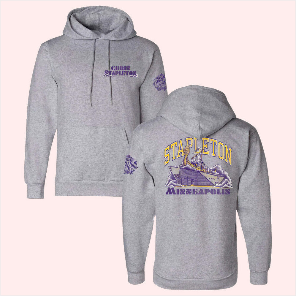 Minneapolis Stadium Series Hoodie Chris Stapleton Merch Gifts For Dudes Gifts For Friends