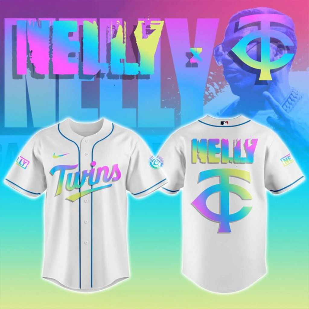 Minnesota Twins Collab Nelly Baseball Jersey Minnesota Twins Merch Gifts For Fans