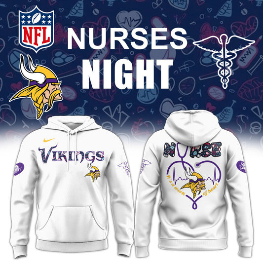 Minnesota Vikings NURSES NIGHT Hoodie Presents For Football Fans