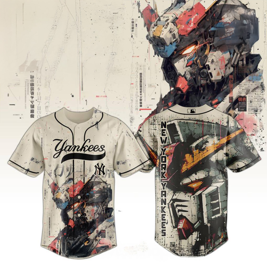 MLB All Teams X Gundam Robot Japan Edition 2025 Special Baseball Jersey MLB Merch For Fans