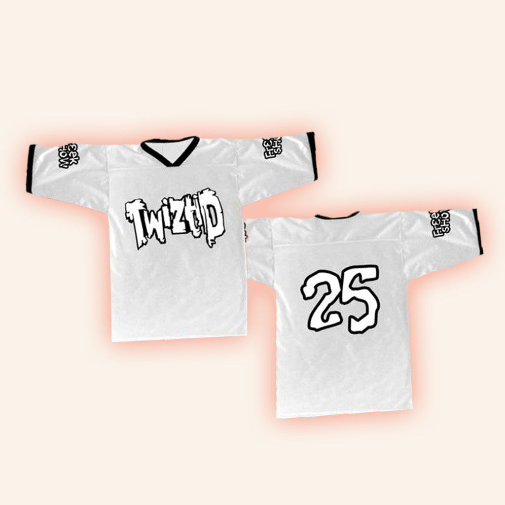 MNE Merch White And Black Freek Show Legacy Football Jersey Birthday Gift Ideas For Husband