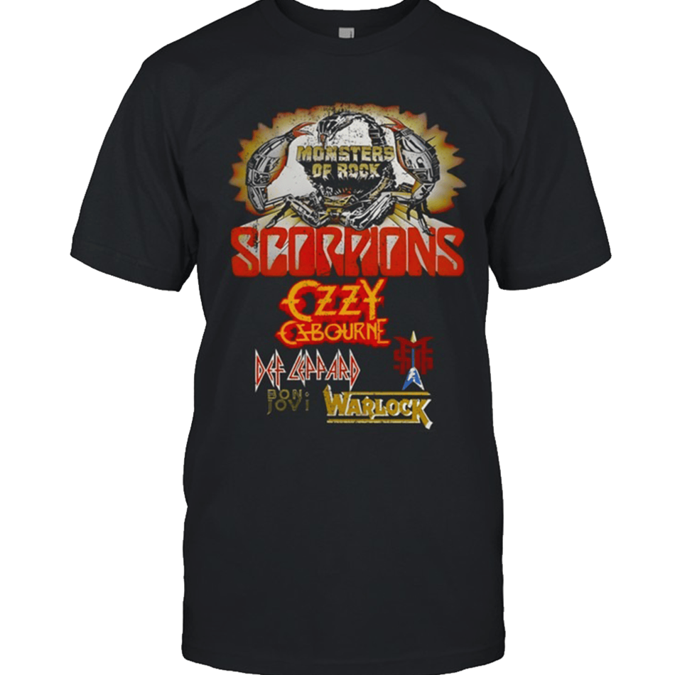 Monsters Of Rock Merch Monsters Of Rock Scorpions T-Shirt Best Gifts For Dad Gifts For BFF