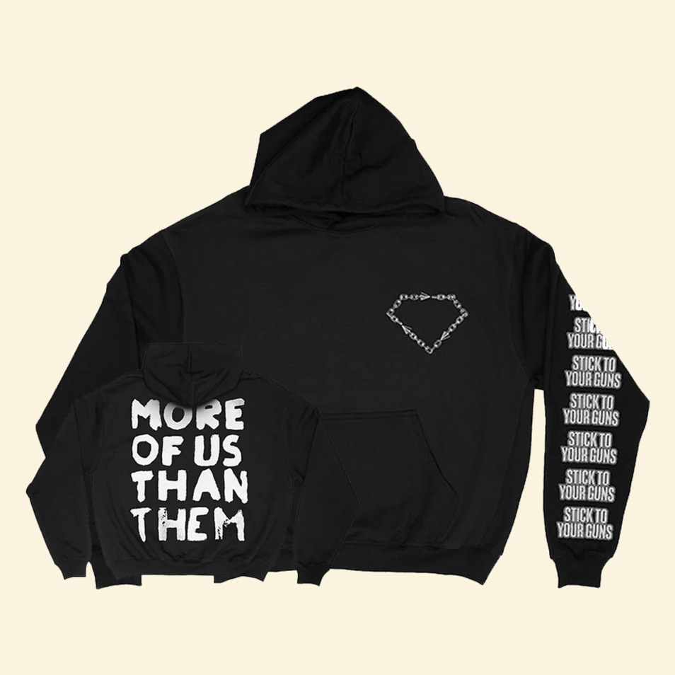 More Of Us Than Them Hoodie STYG Merch Step Dad Gift Strong Message Hoodie BFF Birthday Gifts