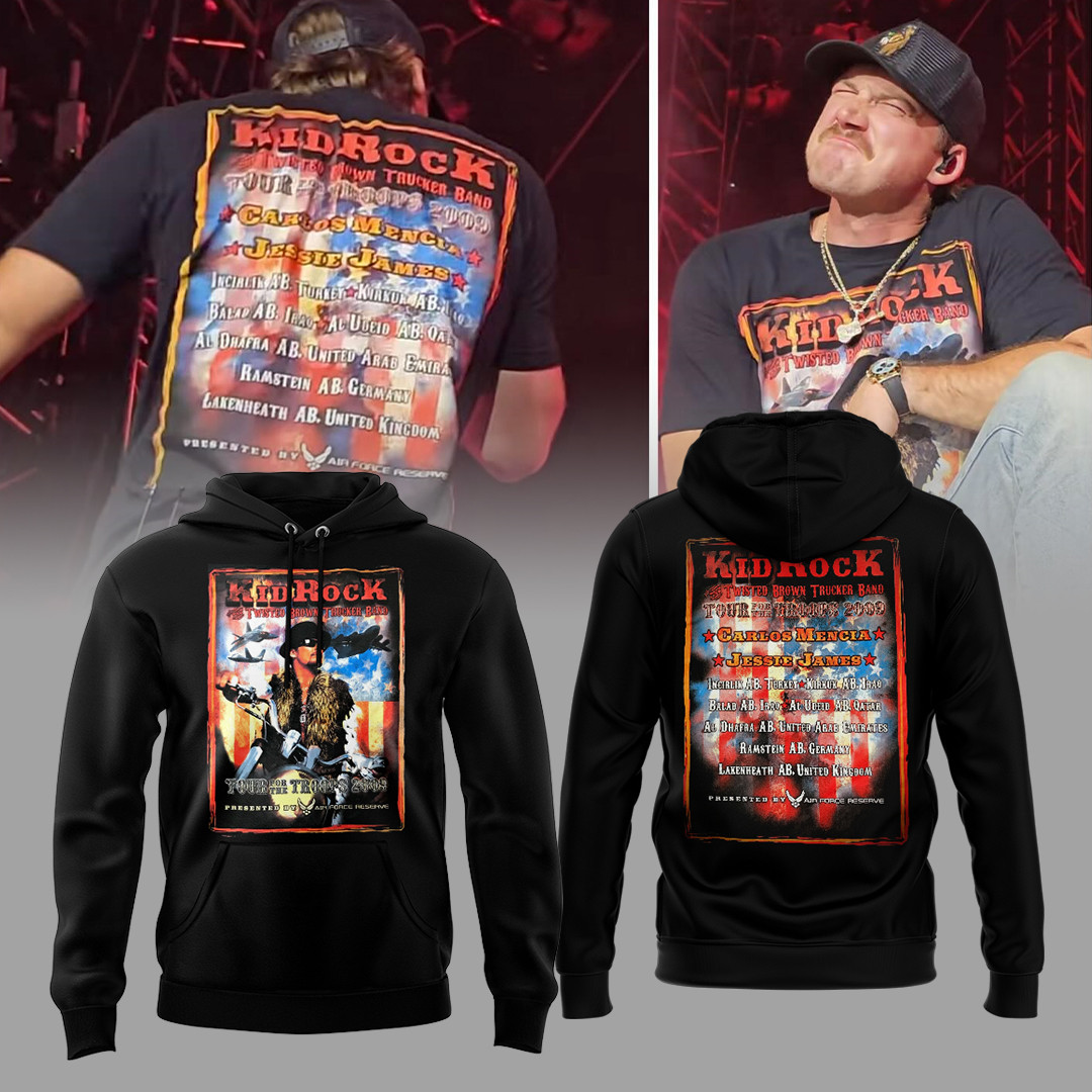 Morgan Wallen Live In Houston Kid Rock Hoodie Perfect Gift for Fans