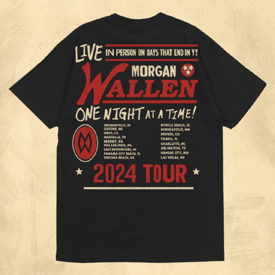 Morgan Wallen Merch Morgan Wallen Shirt 2024 ADMAT Tour T-Shirt Awesome Father's Day Gifts