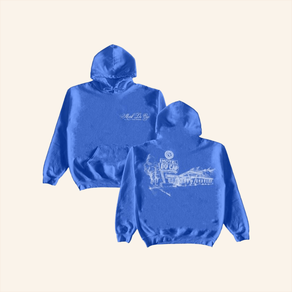 Motel Du Cap Script Hoodie Good Charlotte Merch Hoodie Gifts For Husband Gifts For Best Friend