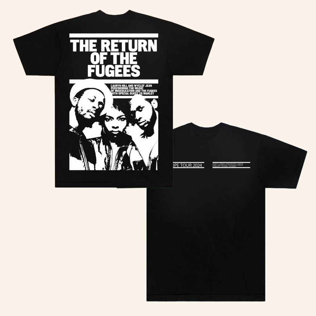 Ms Lauryn Hill Merch Return Of The Fugees Tour T-Shirt Gifts For Music Fans