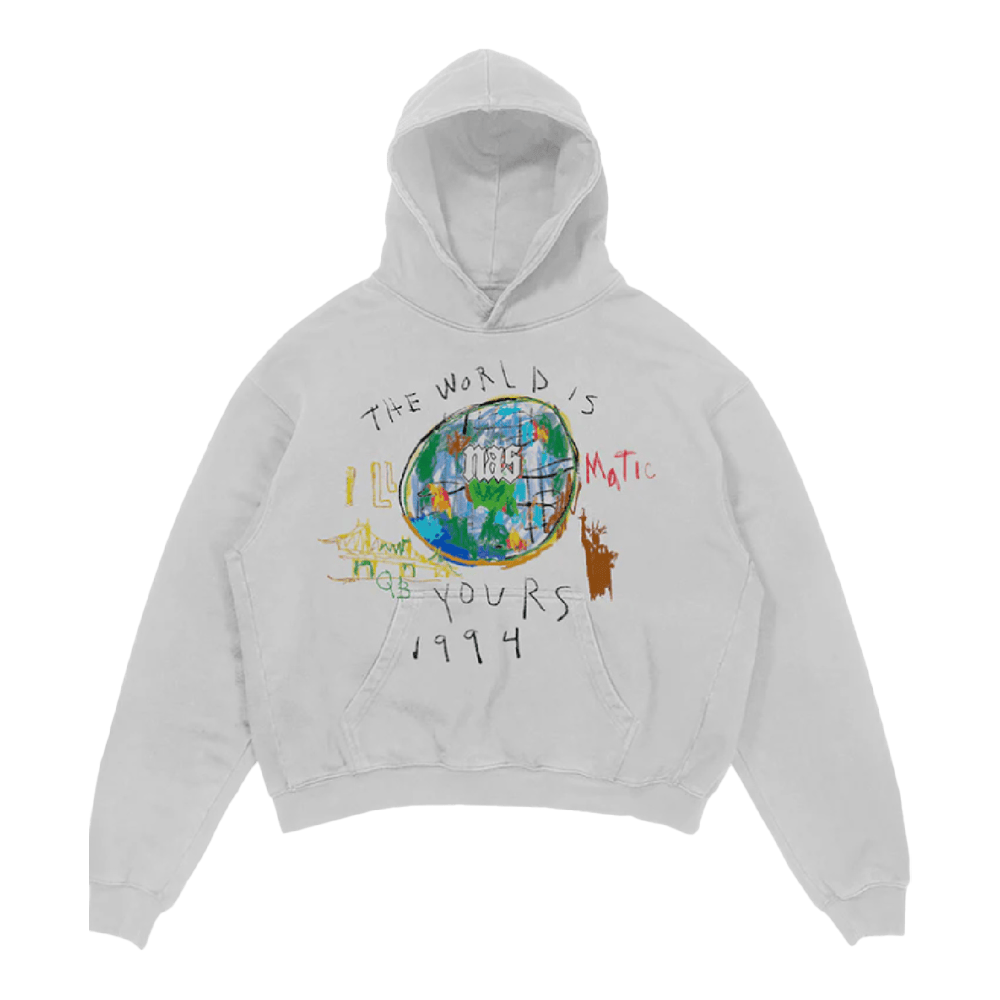 Nas Irjones Merch 30 Years Of Illmatic Cement Hoodie Father's Day Present Ideas