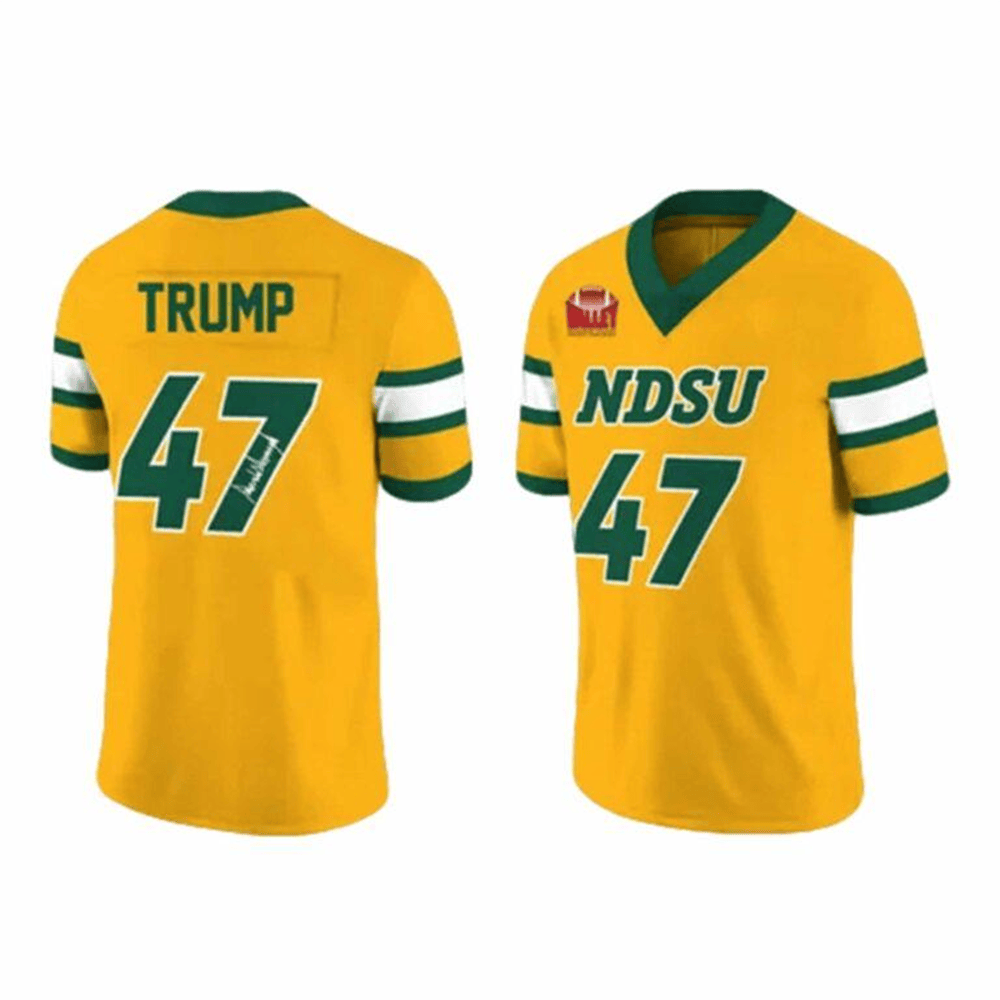 NDSU Football x Donald Trump Football Jersey Father's Day Presents For Dad To Be