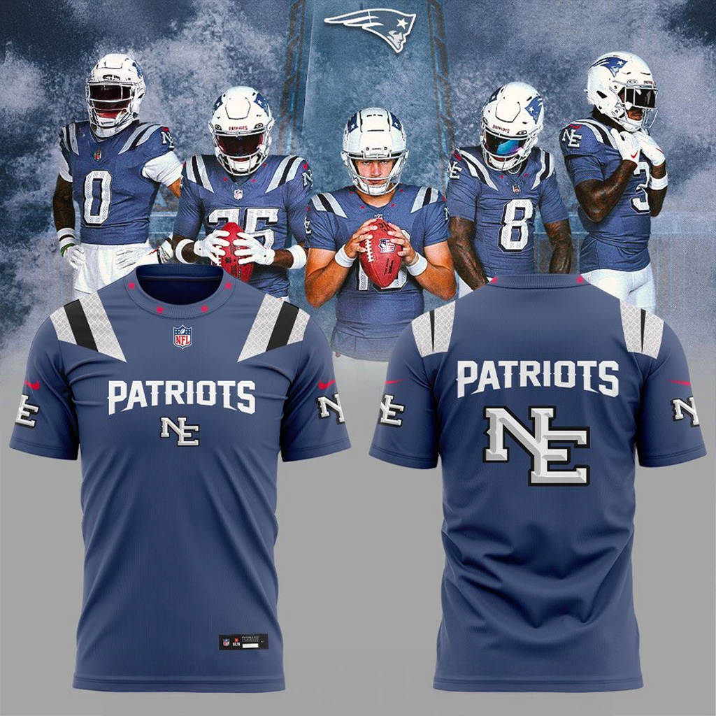 New England Patriots New Rivalries Uniform 2025 T-Shirt Patriots Merch Presents For Fans