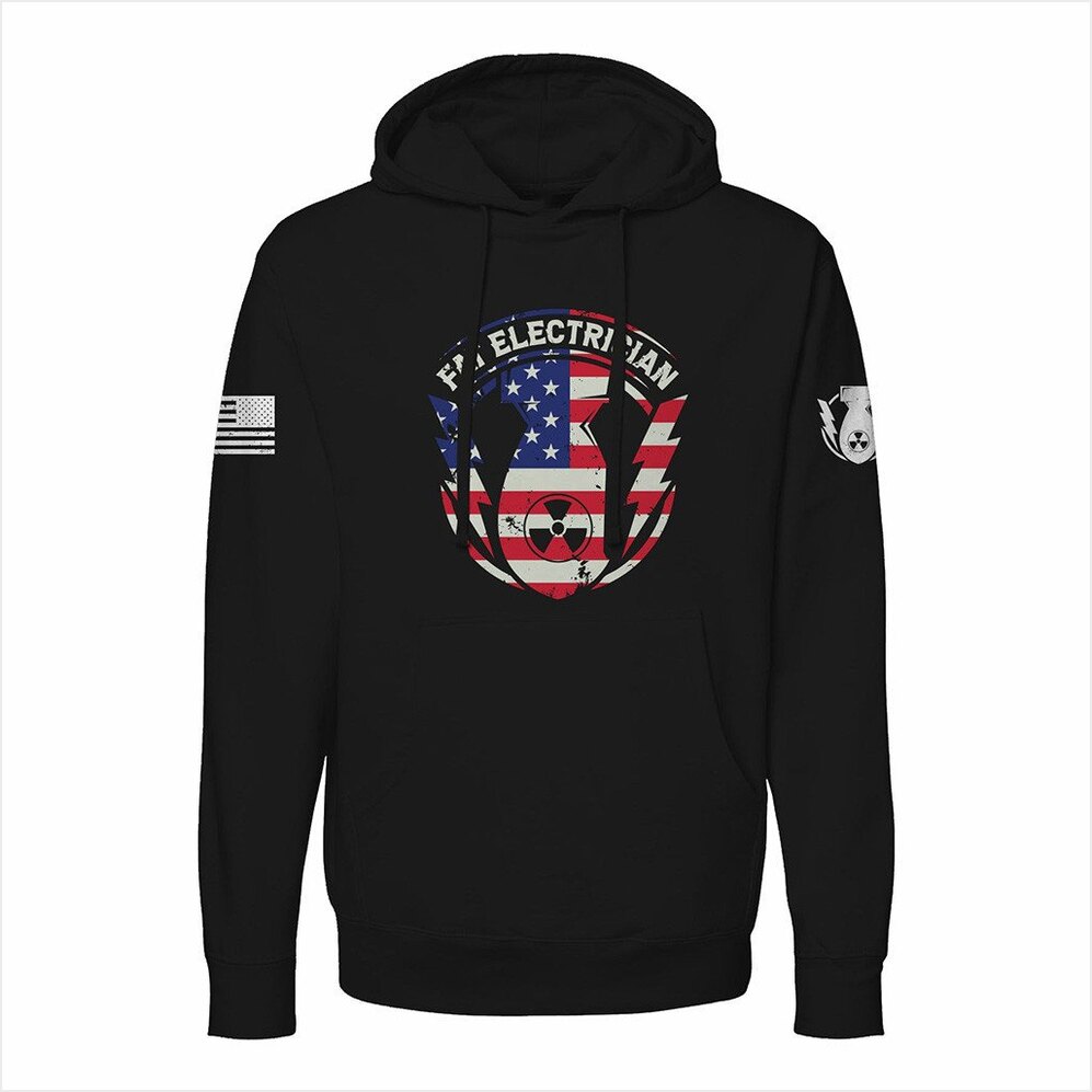New TFE Merica Hoodie Fat Electrician Merch Birthday Gifts For Husband Gifts For BFF