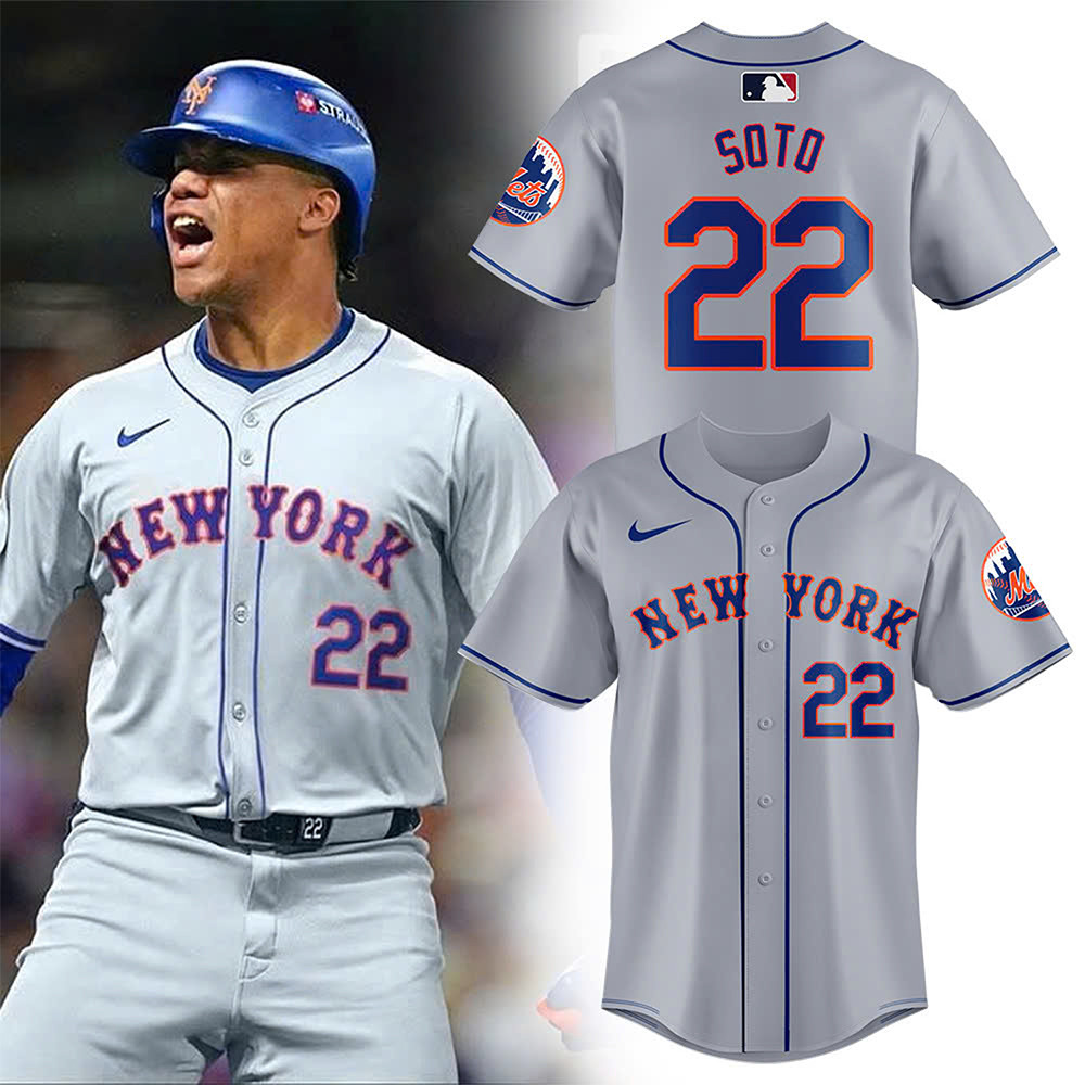 New York Mets Juan Soto Jersey Unique Gifts For Baseball Fans