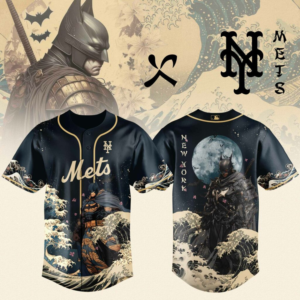 New York Mets X Batman Night Limited Edition Jersey 2025
