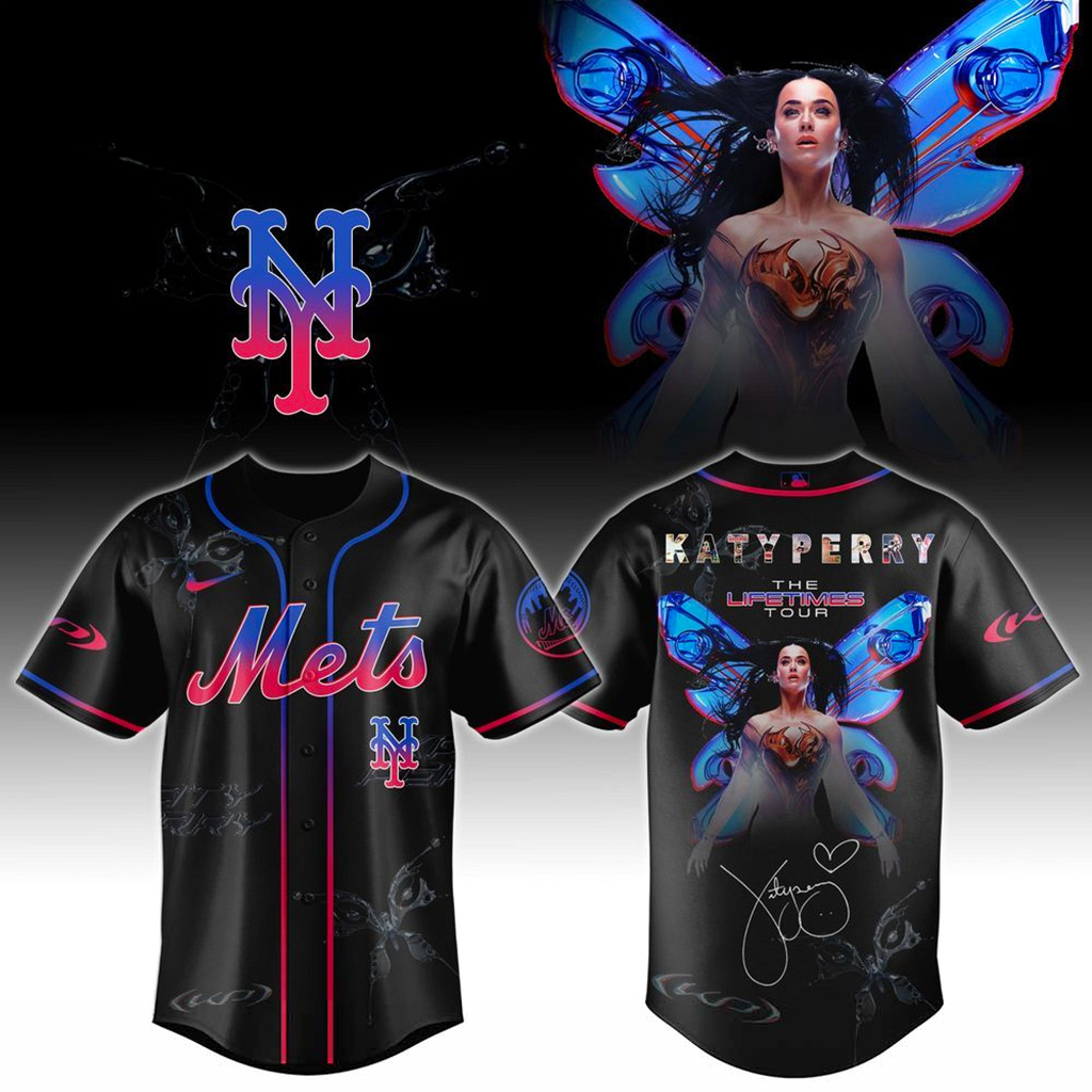 New York Mets X Katy Perry The Lifetimes Tour 2025 Jersey New York Merch Gifts For Wife