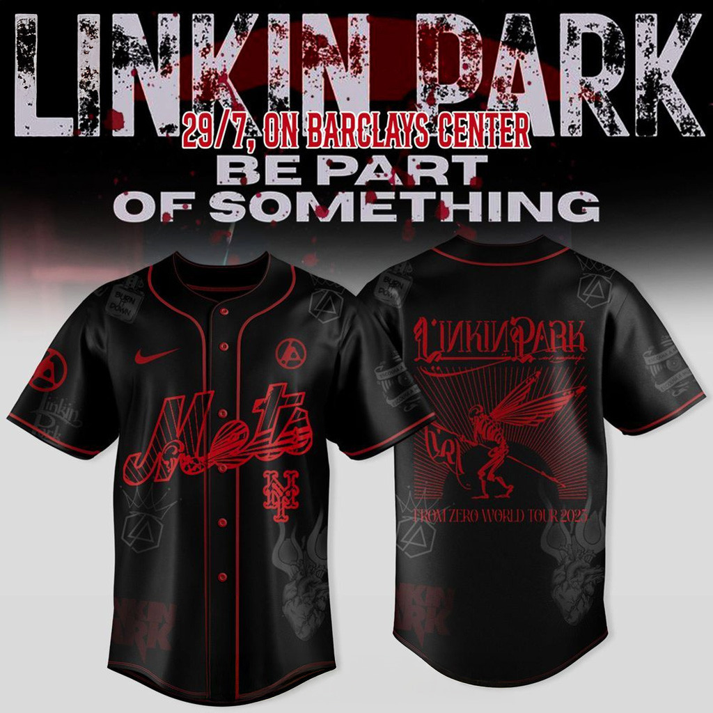 New York Mets X Linkin Park From Zero World Tour 2025 Jersey Mets Merch Gifts For Son