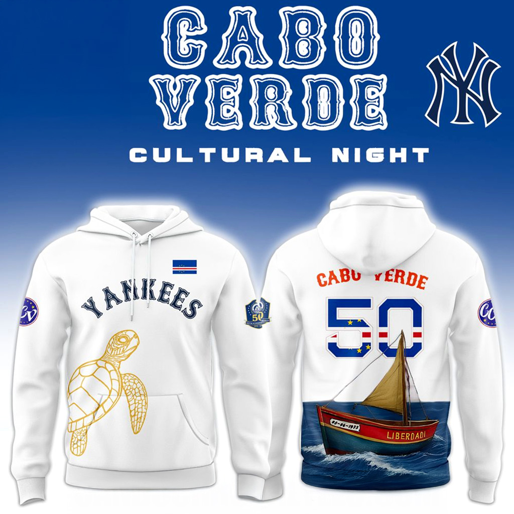 New York Yankees Cabo Verde Celebration Hoodie Yankees Merch Best Gifts For Brother