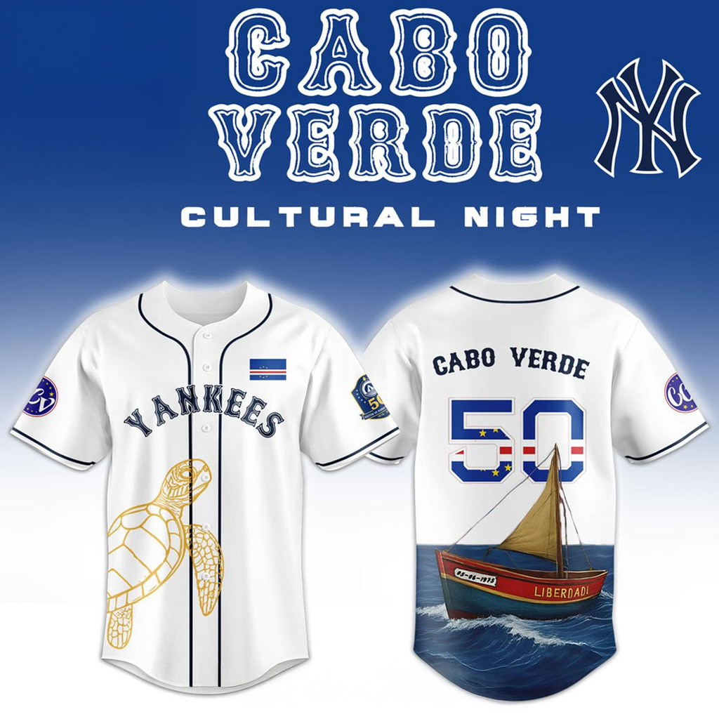 New York Yankees Cabo Verde Celebration Jersey Yankees Merch Baseball Lover Gift Ideas