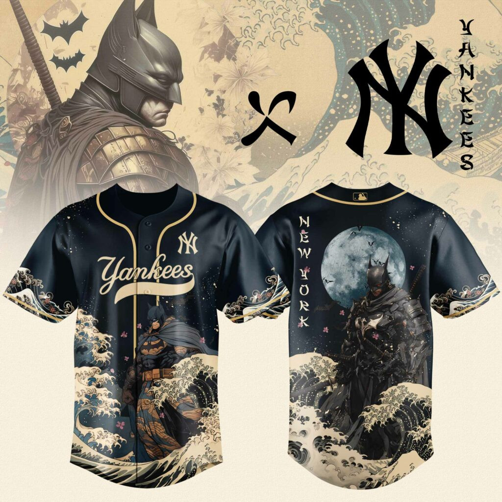 New York Yankees X Batman Night Limited Edition Jersey 2025