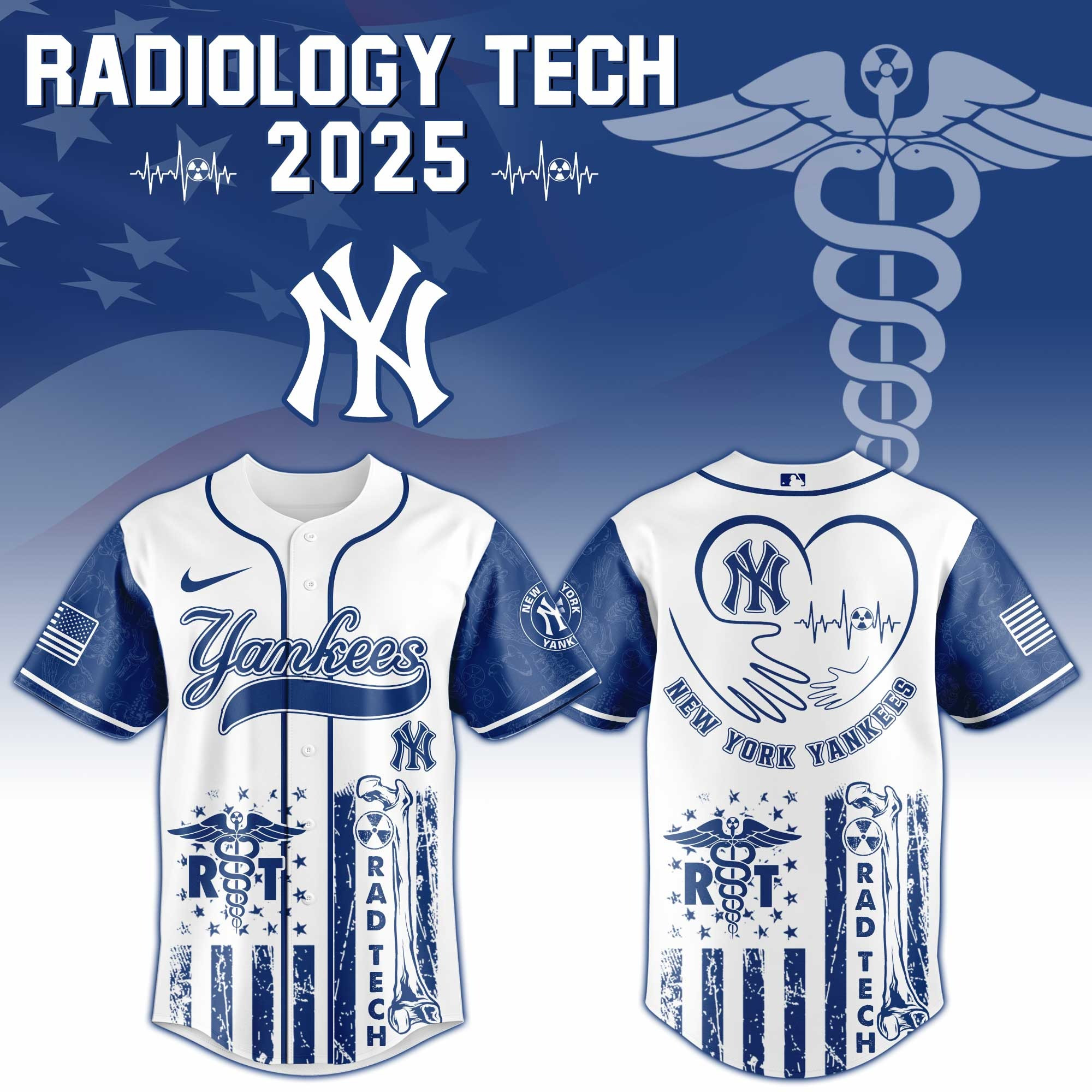 New York Yankees x Radiology Tech Night Exclusive Design Jersey New York Yankees Merch