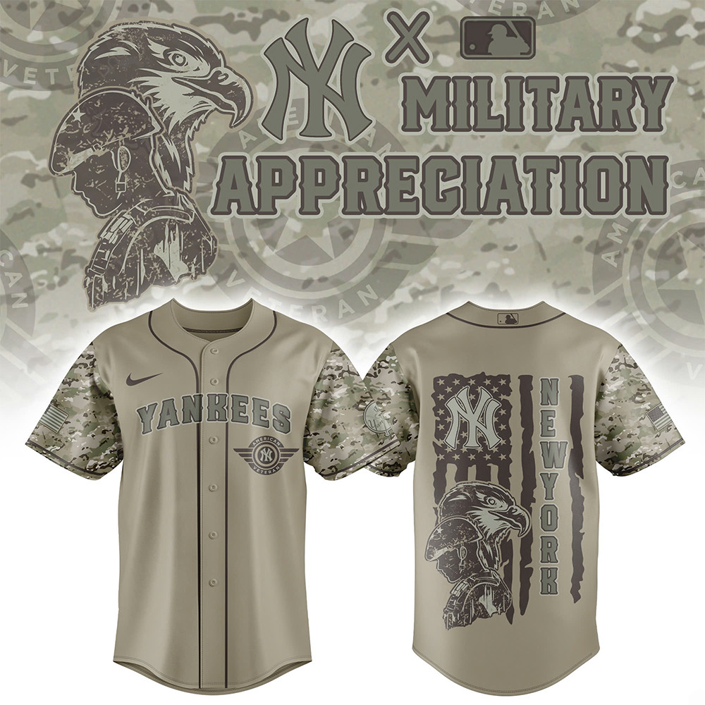 New York Yankees x Veteran U.S 2025 Baseball Jersey Best Gifts For Baseball Fans