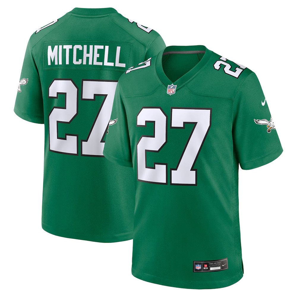 Nike Quinyon Mitchell Kelly Green Philadelphia Eagles Jersey Best Football Gifts