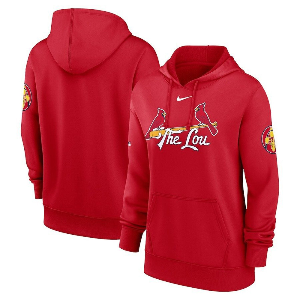 Nike Red St Louis Cardinals 2024 City Connect Hoodie Best Gifts For Baseball Fans