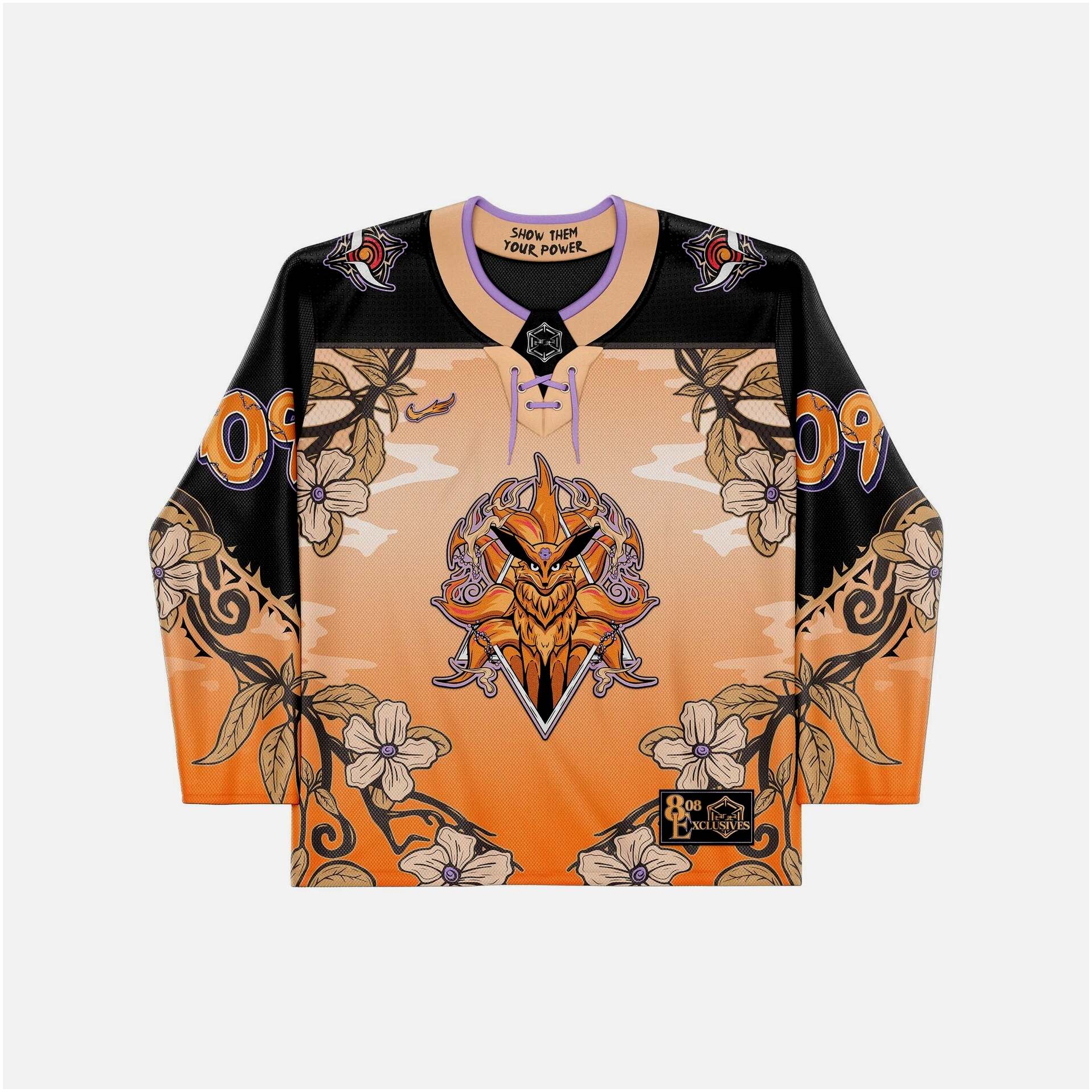 Ninetailed Fox Hockey Jersey Trippy Jersey Spirit 09 Shirt Gift Ideas For Dudes Gifts For Fans
