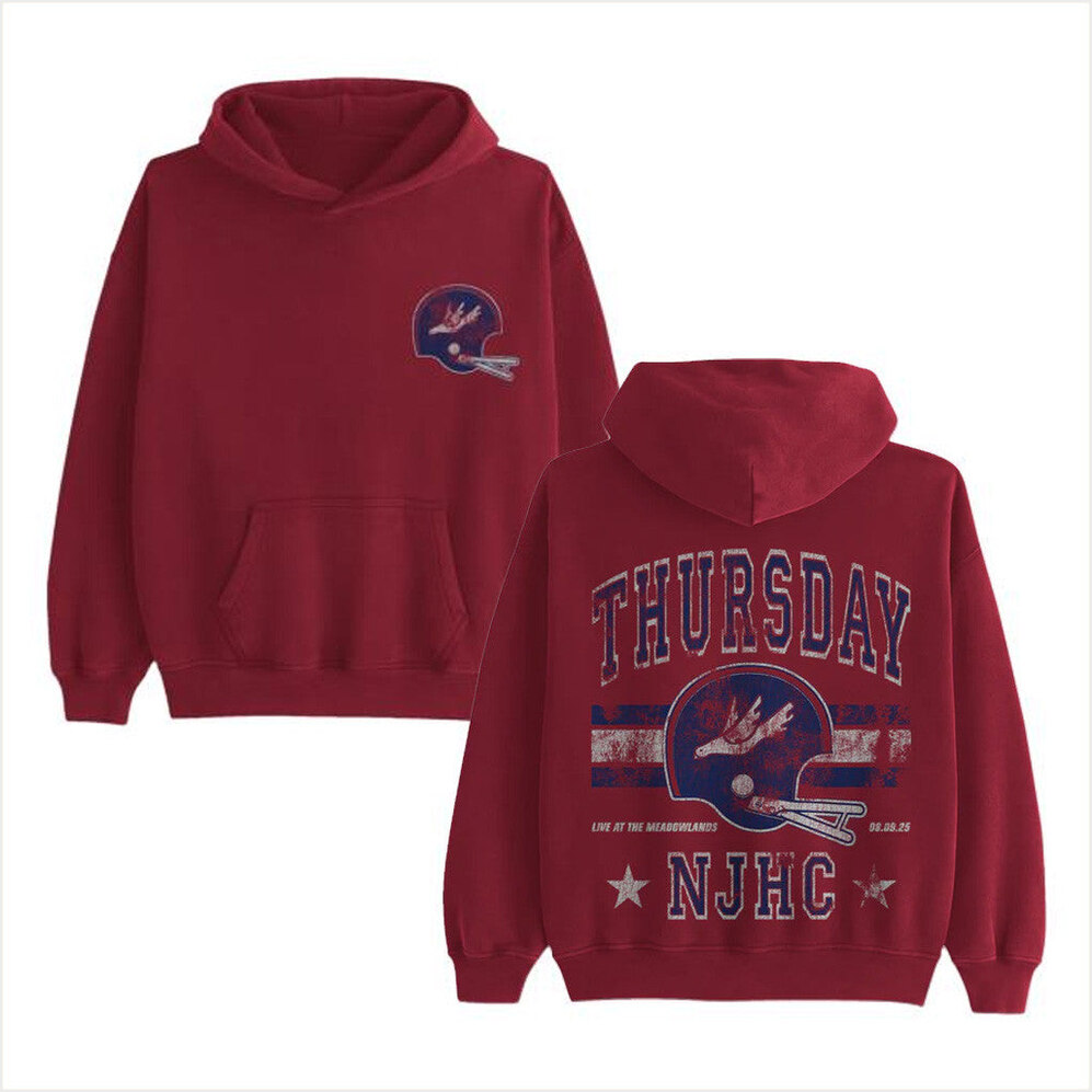 NJHC Meadows Hoodie Thursday Merch Gifts For Fans Birthday Gift Ideas Christmas Presents