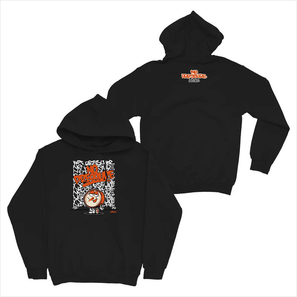 No Pressure Gauge Hoodie Logic Merch Birthday Presents For Boyfriend BFF Gifts Ideas