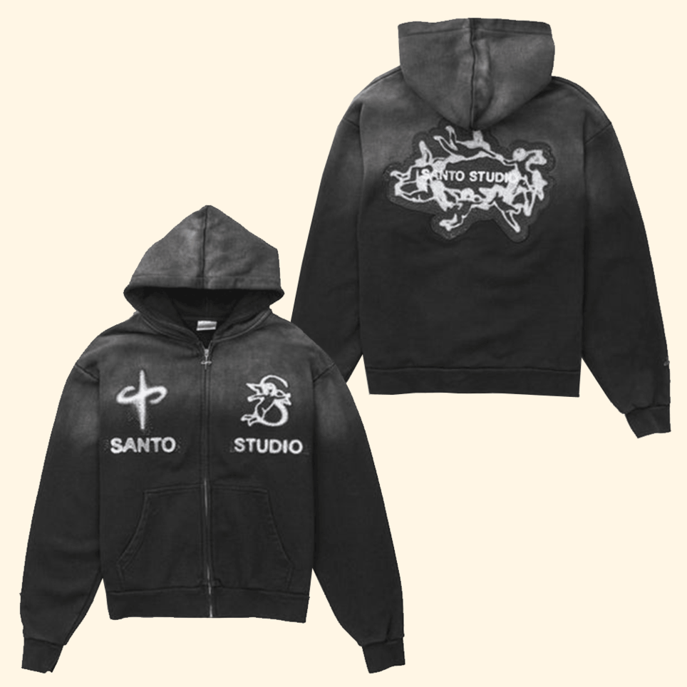 Noto Tapestry Zip Hoodie Santo Studio Noto Tapestry Hoodie Father In Law Gifts Dad's Day