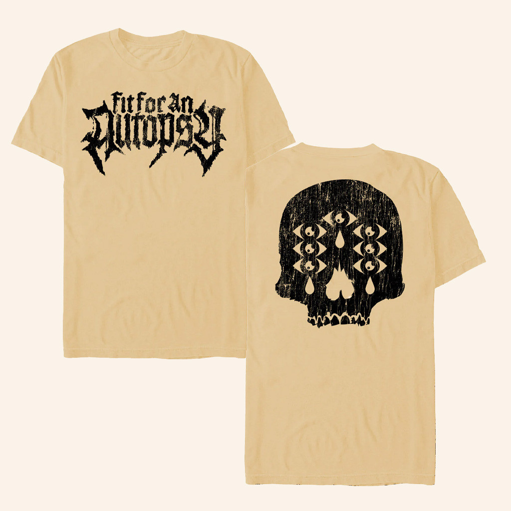 Nuclear Blast Merch Fit For An Autopsy Shirt 7 Eyes Vegas Gold T-Shirt Gifts For Friends