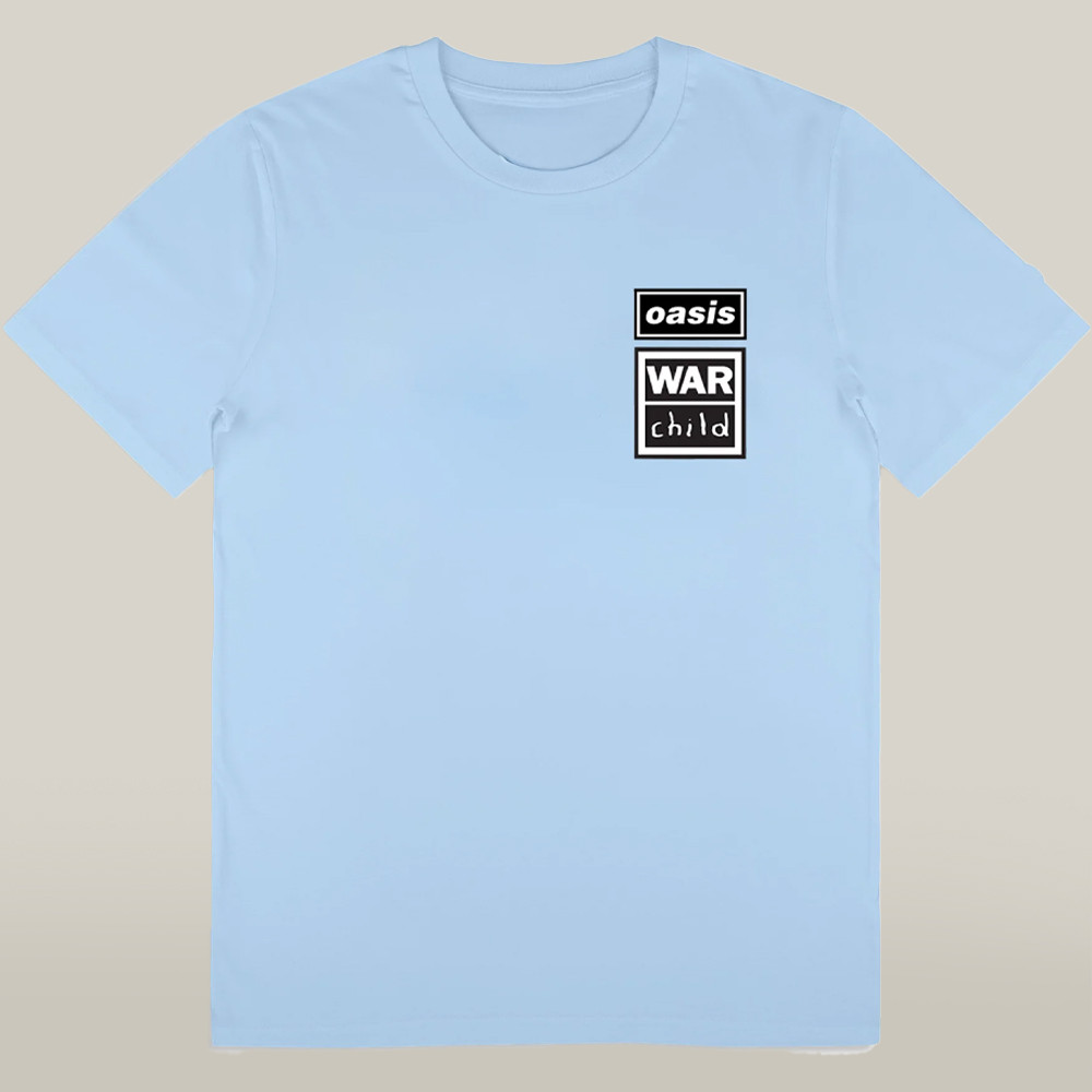 Oasis 25 Merch War Child T-shirt Best Rock Band Present For Enthusiasts