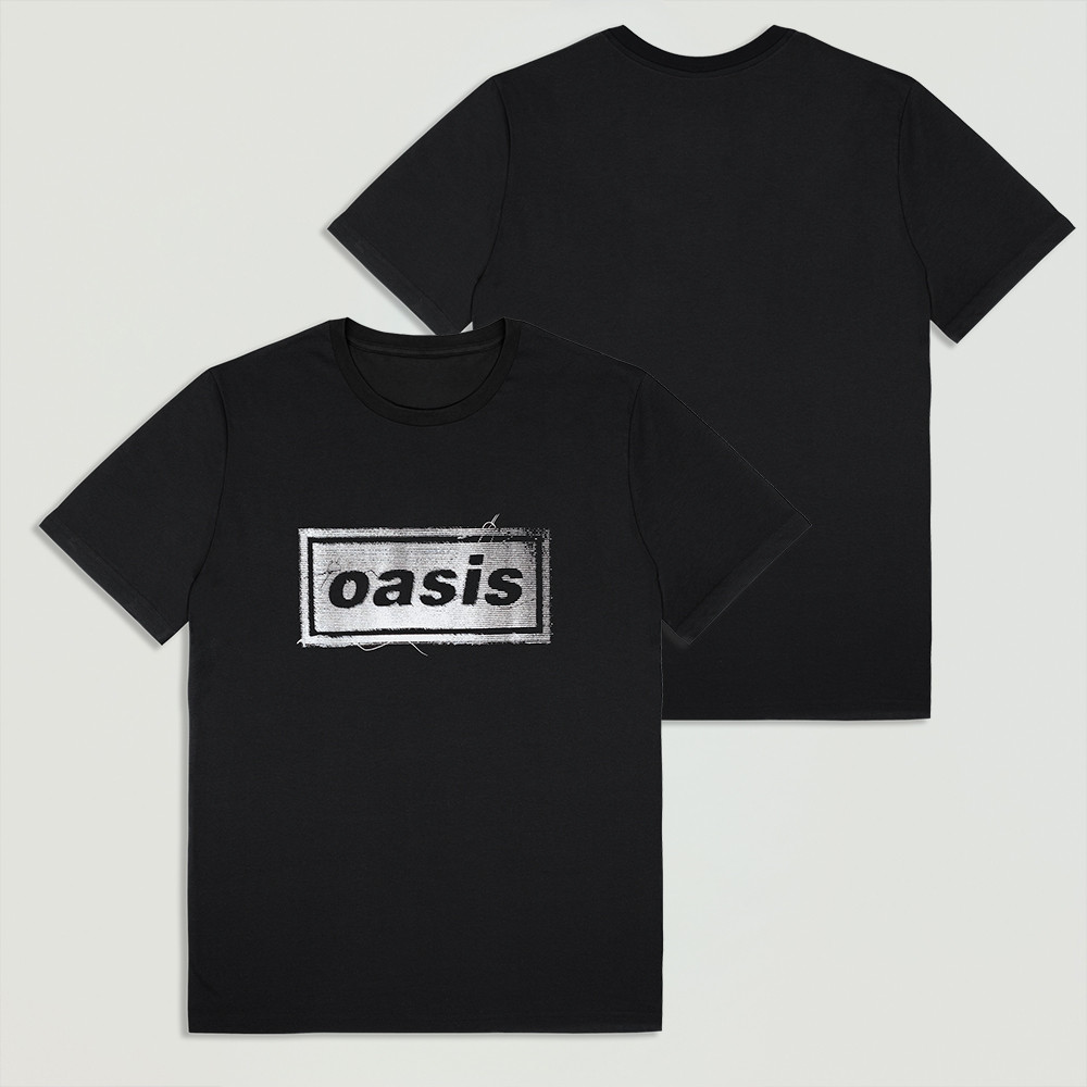 Oasis Live '25 Thread Logo T-Shirt Black Classic Casual Tee Unique Merch Gift For Women Men