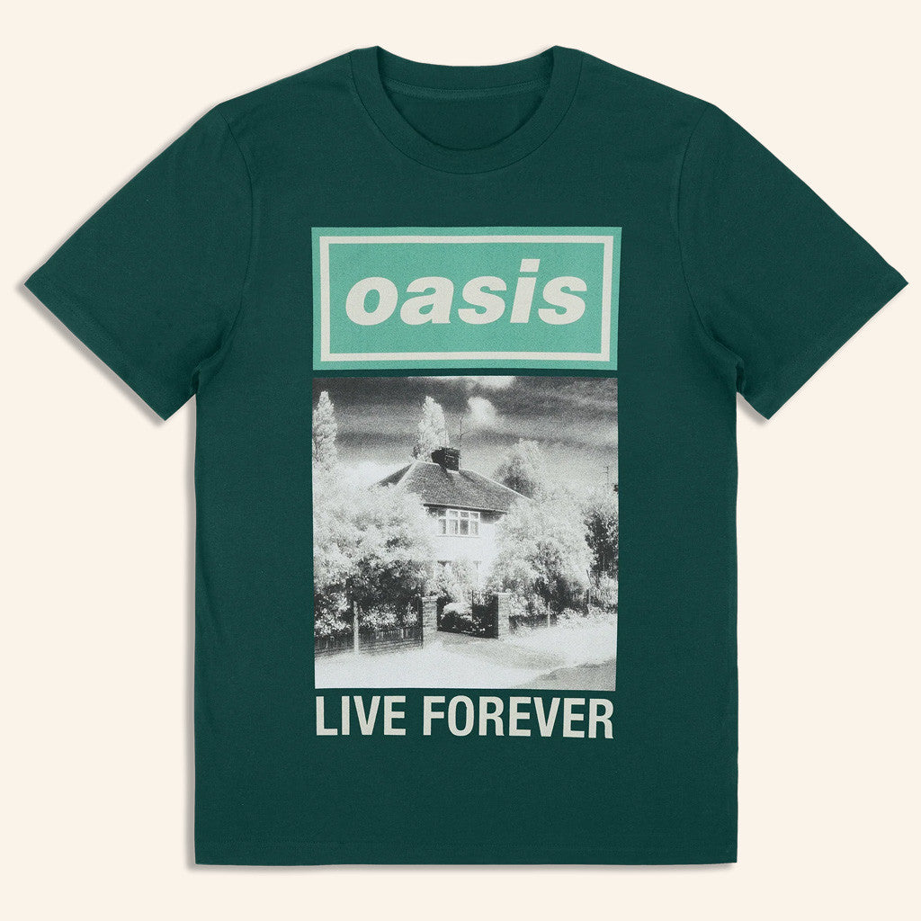 Oasis Merch 2025 Live 25 Live Forever Cover T-Shirt Best Gifts For Him