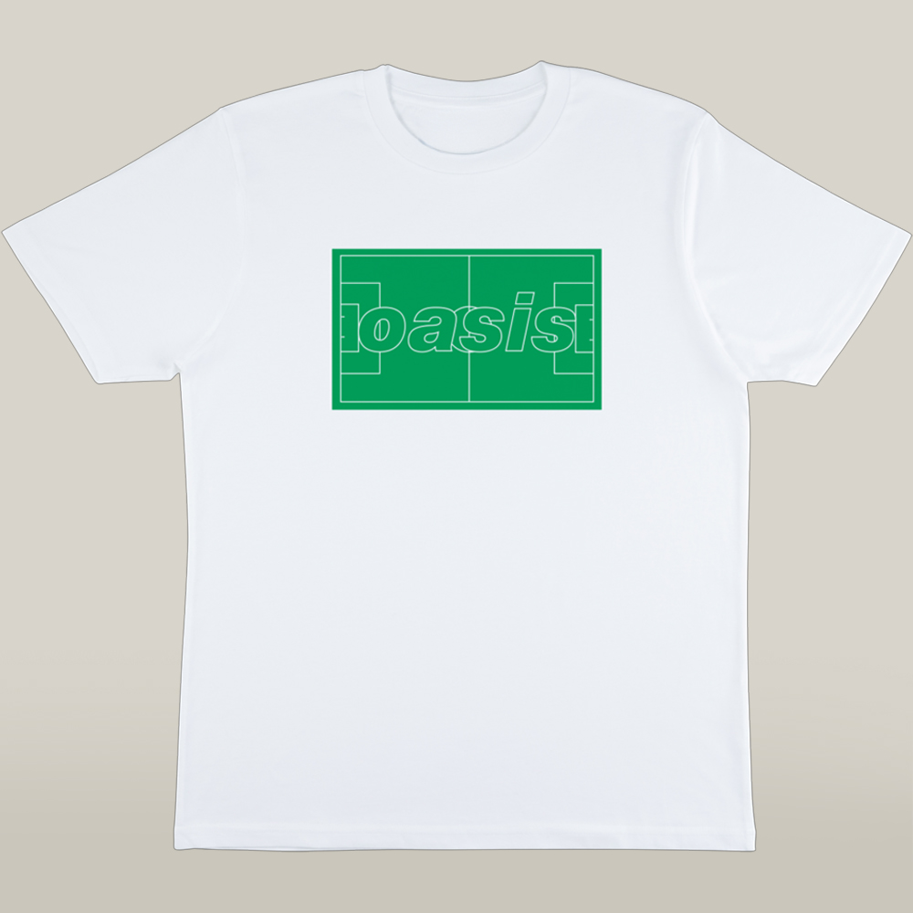 Oasis Merch Oasis Logo Pitch T Shirt Fan Merch Apparel