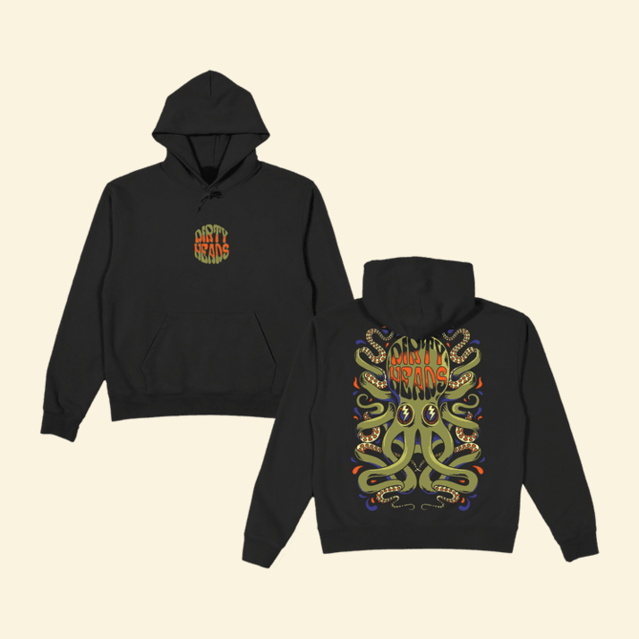 Octo Jolt Black Hoodie Dirty Heads Merch Birthday Gifts For My Husband BFF Gifts Ideas