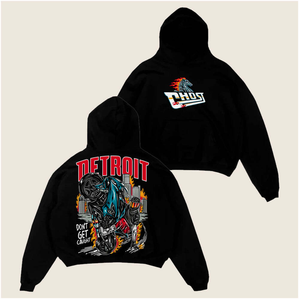 Official Ghost Racing Merch Ghost Pistons Hoodie Gift For Boyfriend Birthday Gifts For Friends