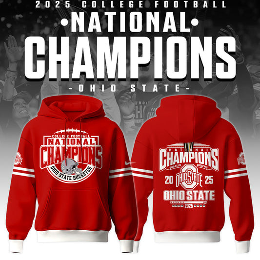 Ohio State Buckeyes NCAA National Champions Hoodie Football Gifts For Men