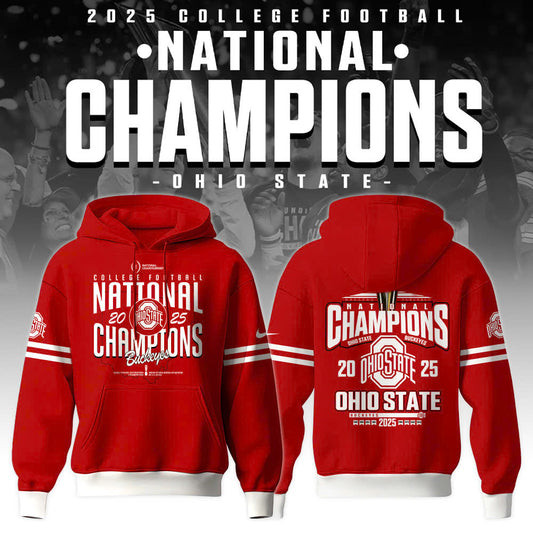 Ohio State Buckeyes NCAA National Champions Hoodie Football Lovers Gift For Him