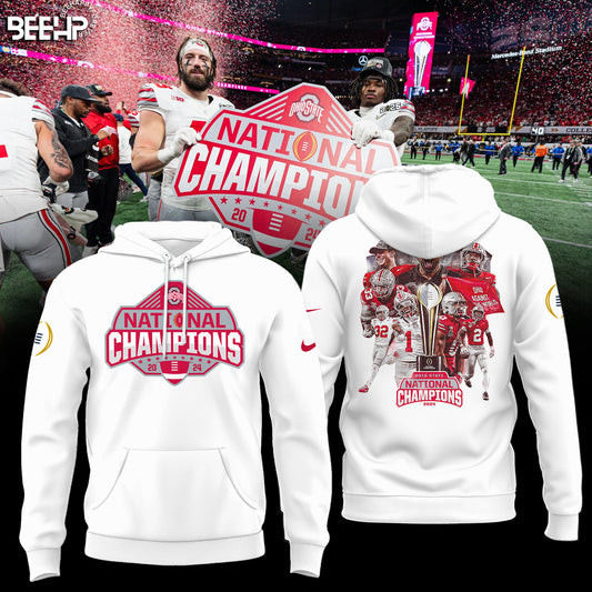 Ohio State Buckeyes NCAA National Champions Hoodie Gift Ideas For Football Lovers