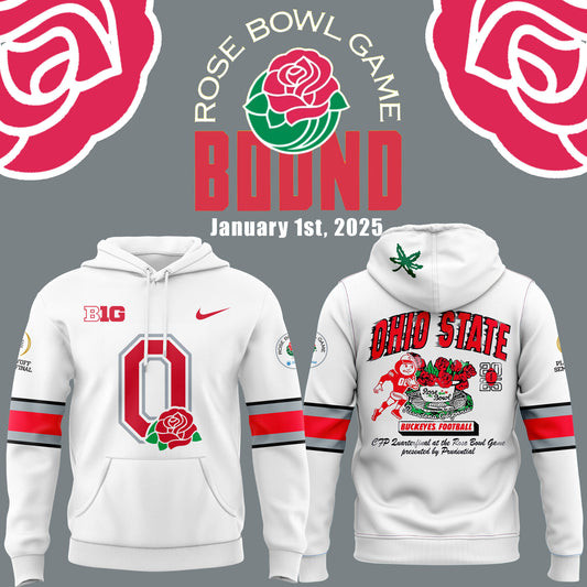 Ohio State Buckeyes Rose Bowl Game 2025 Hoodie Unique Gifts For Football Fans